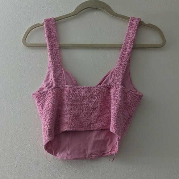 Zara Corset Top size M Blush Pink - Picture 2 of 3